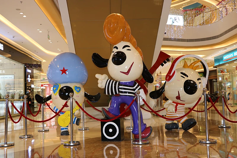 Fiberglass Cartoon dev puab puab